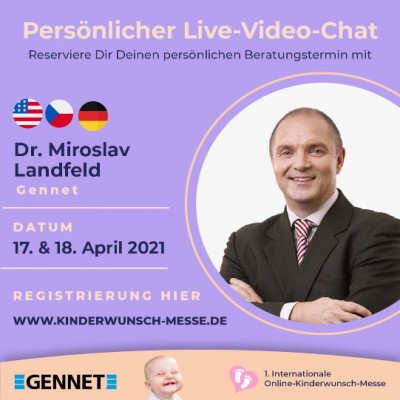 Dr. Miroslav Landfeld, Gennet in Prag, Tschechien