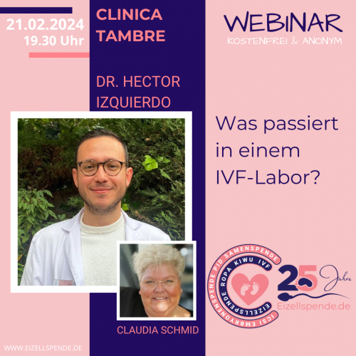 Einladung Webinar: Was passiert in einem IVF-Labor