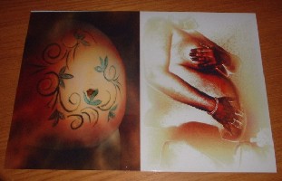 Bauchbilder von der befreundeten Fotographin - Hab noch ne ganze CD voll, aber die bdeiden wollt ich für die Wand haben