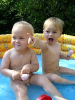 Konrad links, Tilman rechts