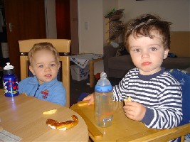 Und beim Essen