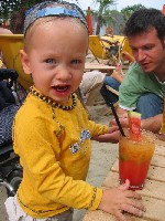 Stolzer Cocktailtrinker