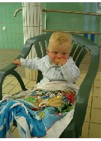 Beim Baden mit Ines!