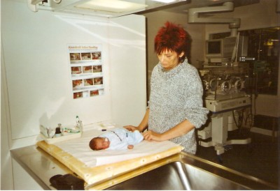 Das erste mal draußen Wickeln!