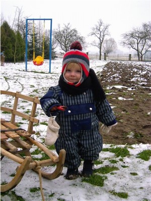 Am Sonntag im Schnee