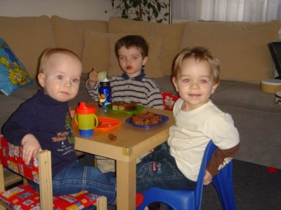 Männerrunde (Elias, Sebastian und JP)
