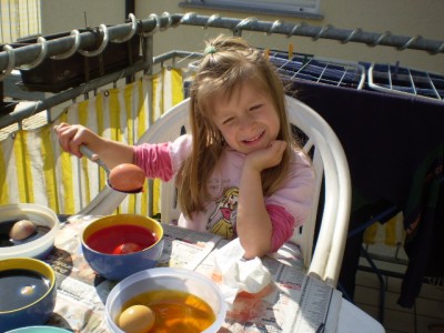 Osterhasis fleissiges Helferlein: