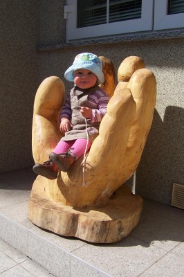 Hat Papa mir geschnitzt