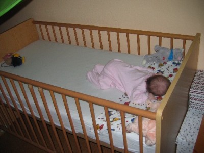 wo ist hier das Kind im Bett??!