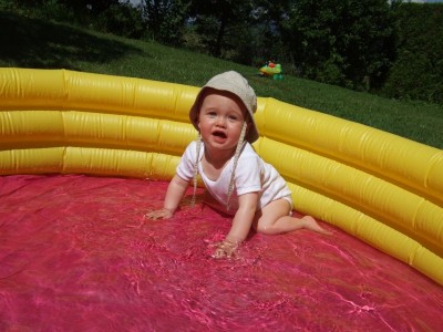 Der erste Planschversuch