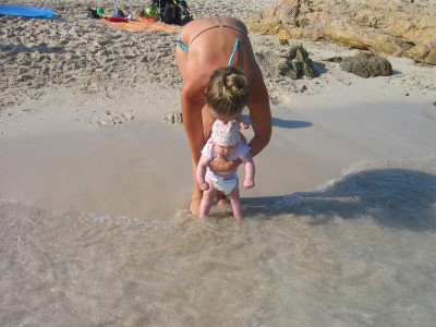 Mia im Meer ;-)