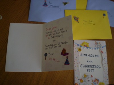 6 Jahre Vanessa müssen gefeiert werden - snief, mit 6 Gästen