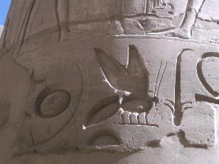 Ich bin immer noch von den Hieroglyphen beeindruckt.