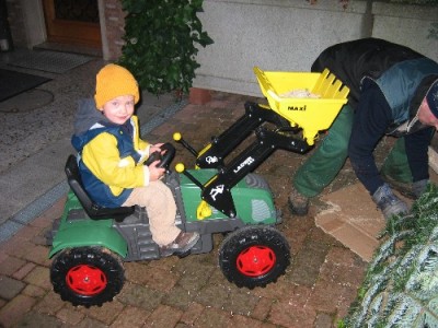 Madox bei der Arbeit
