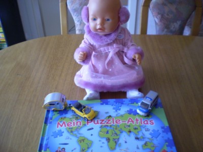 Puzzle Atlas *wirklich tolles Teil* und Autos sind auch noch hoch im Kurz