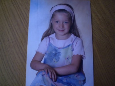 Im Kiga war der Fotograf - dieses Bild ist von 2007 noch mit langem Haar