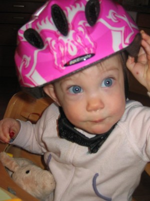 Kopf zu klein oder Helm zu groß ;-)