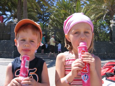 lecker Eis am Strand