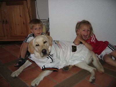 Meine 3 Fußballfans  :)))))