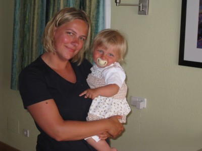 ...mit Mama...