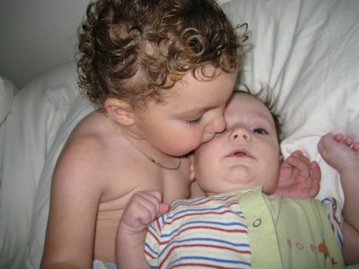 Mein Bruder ist wirklich lieb zu mir