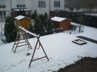 Blick aus Vanessas Zimmer