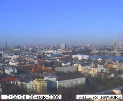 sooo schön blau der Himmel heute früh...