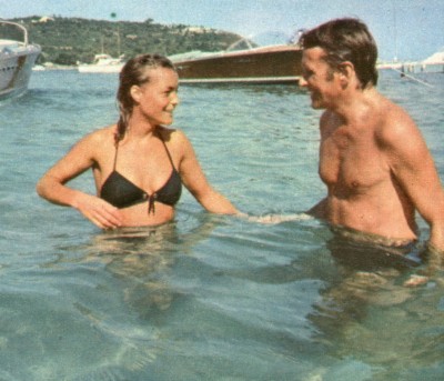 Romy Schneider und Mann