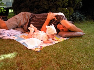 Wer passt da auf wen auf?