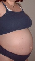 Bauch von gestern... die Maus macht sich immer breiter *gg* 30+3