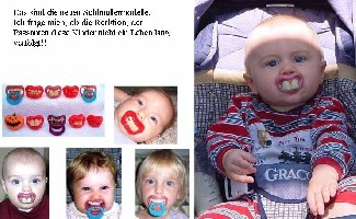 Die neue Kollektion!
<br />Für jeden Typ der richtige Schnuller! ;o)